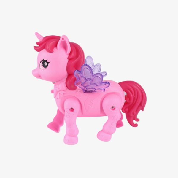 Interactive walking pony toy