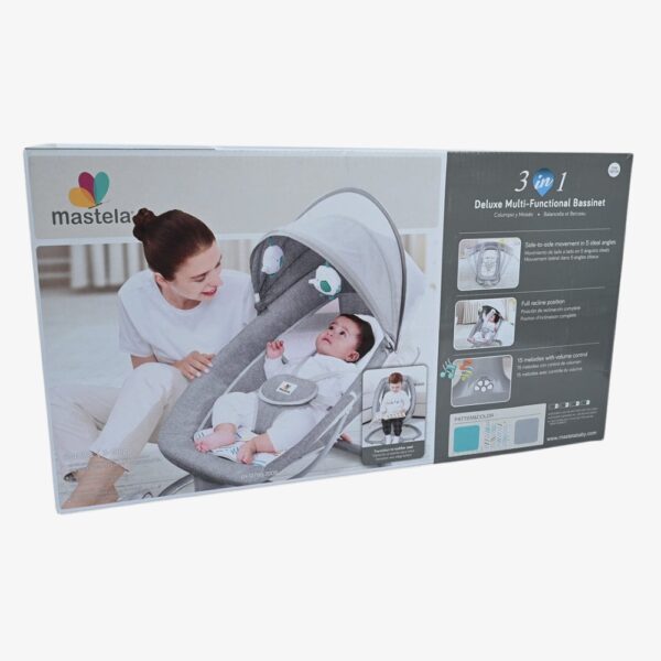 Mastela 3-in-1 Deluxe Multi-Functional Baby Bassinet & Swing