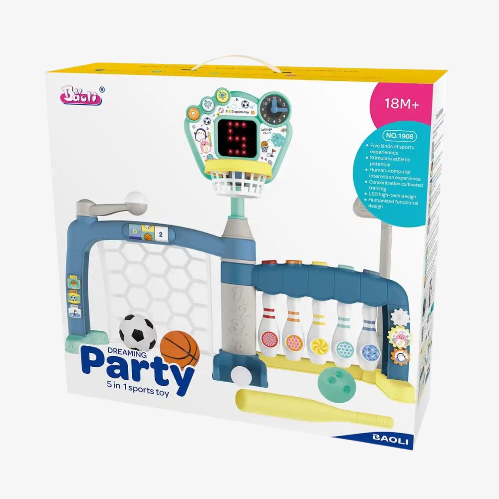 Baoli Dreaming Party 5-in-1 Sports Toy for Toddlers