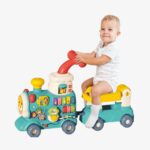 Baby Walker Train with Light & Steam Spray