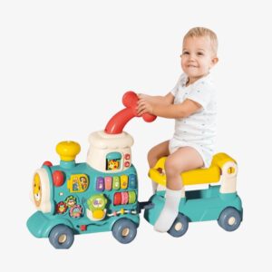 Baby Walker Train with Light & Steam Spray