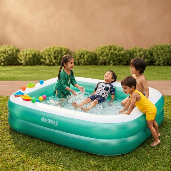 Bestway Teal Rectangular Family Pool