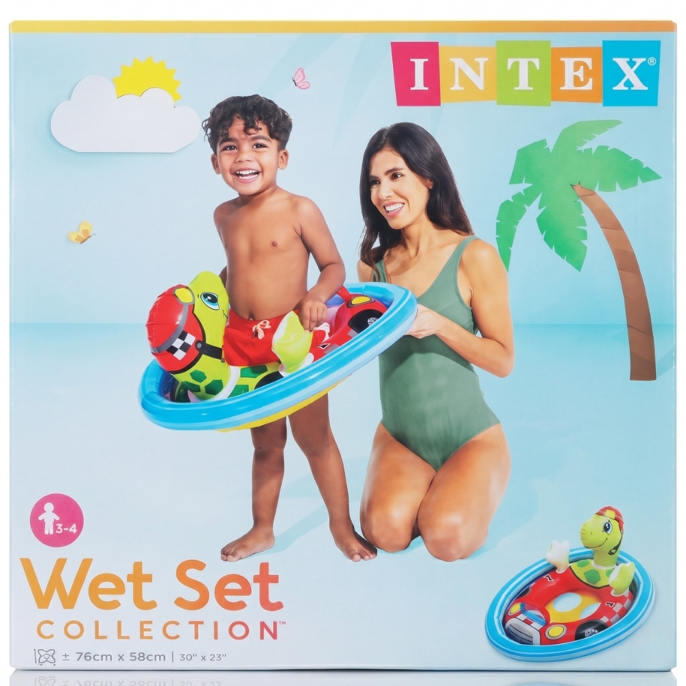 Inflatable baby float