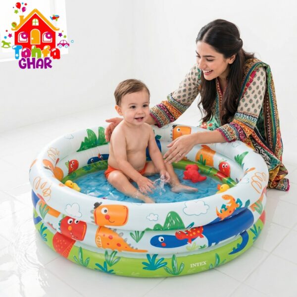 Intex Dino Buddies 3-Ring Baby Pool