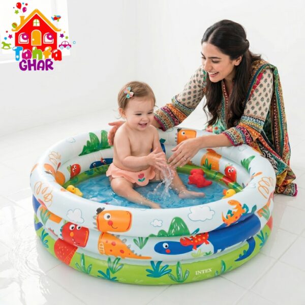 Intex Dino Buddies 3-Ring Baby Pool