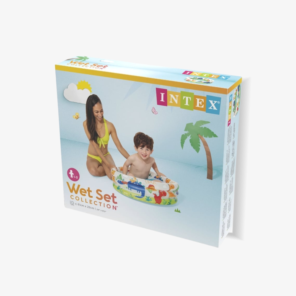 Intex Dino Buddies 3-Ring Baby Pool