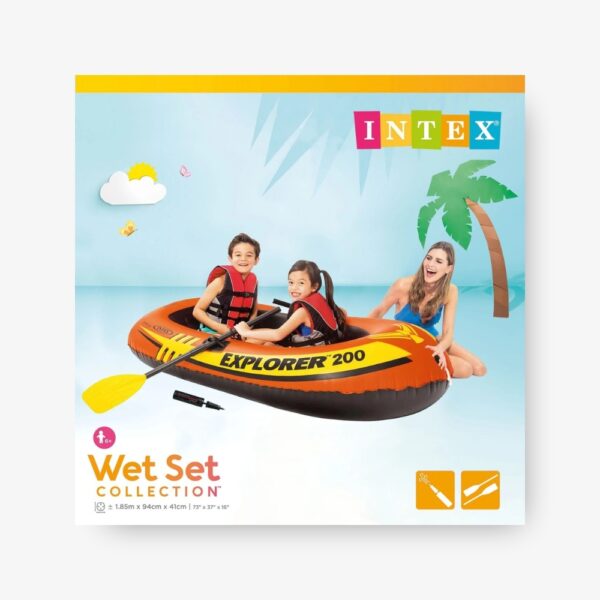 Intex Explorer 200 inflatable boat set
