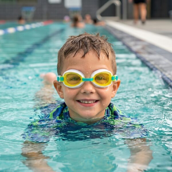 Youth swim goggles