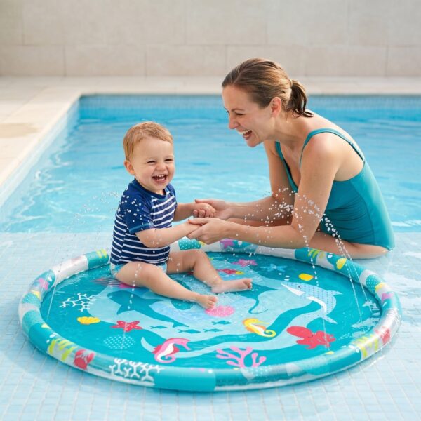 inflatable sprinkler splash pad