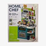Home Chef Kids Kitchen Play Set with Real Steam & Running Water - 95 Pcs
