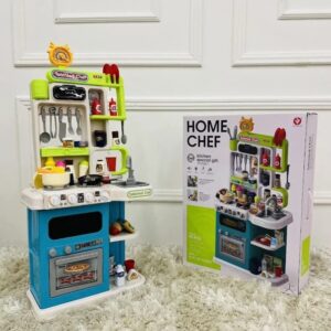 Home Chef Kids Kitchen Play Set with Real Steam & Running Water - 95 Pcs