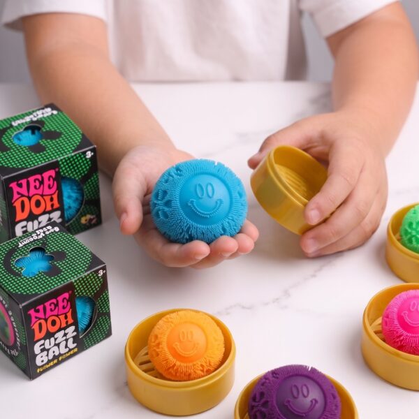 Nee Doh Fuzz Ball – Ultra Soft Sensory Stress Ball Toy