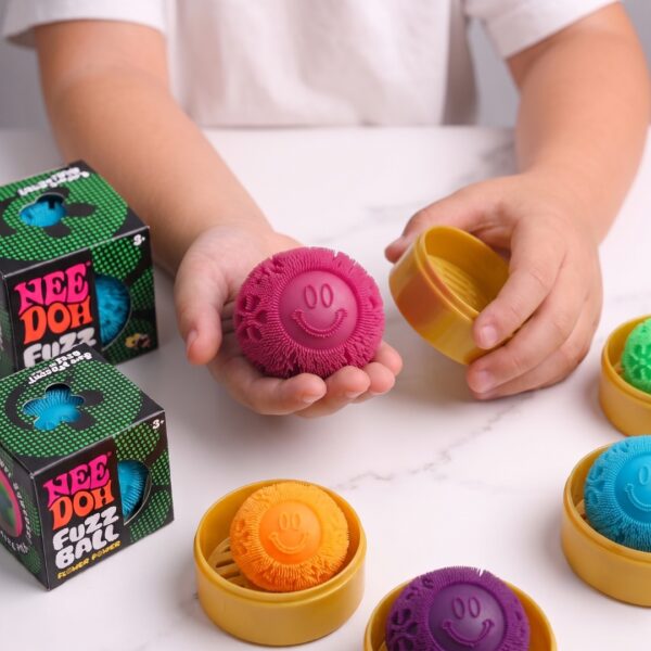 Nee Doh Fuzz Ball – Ultra Soft Sensory Stress Ball Toy
