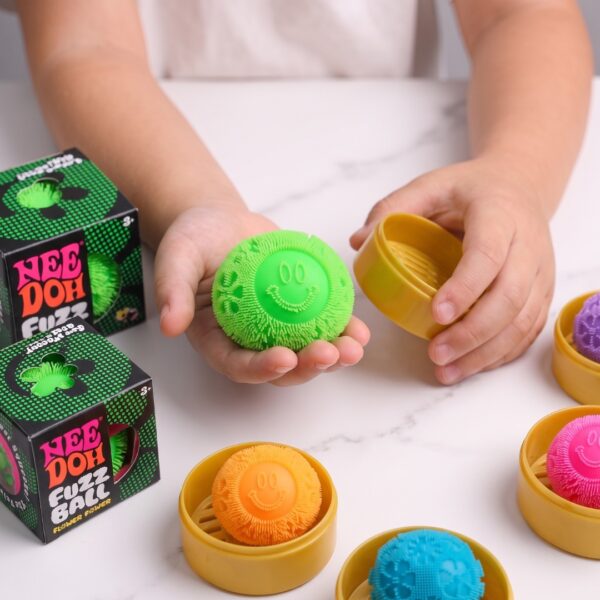 Nee Doh Fuzz Ball – Ultra Soft Sensory Stress Ball Toy